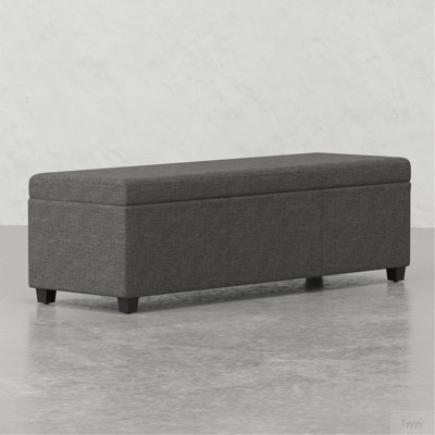 Lincoln Extra Large Storage Ottoman Bench