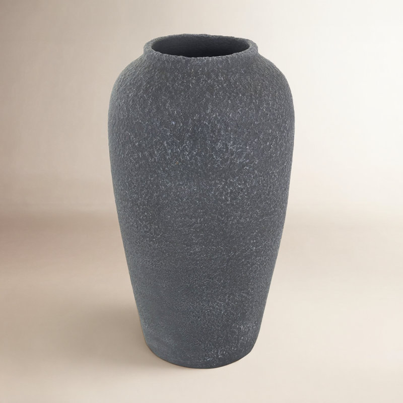 Vase décoratif en céramique, H 15,3 po x l 8,5 po x P 8,5 po