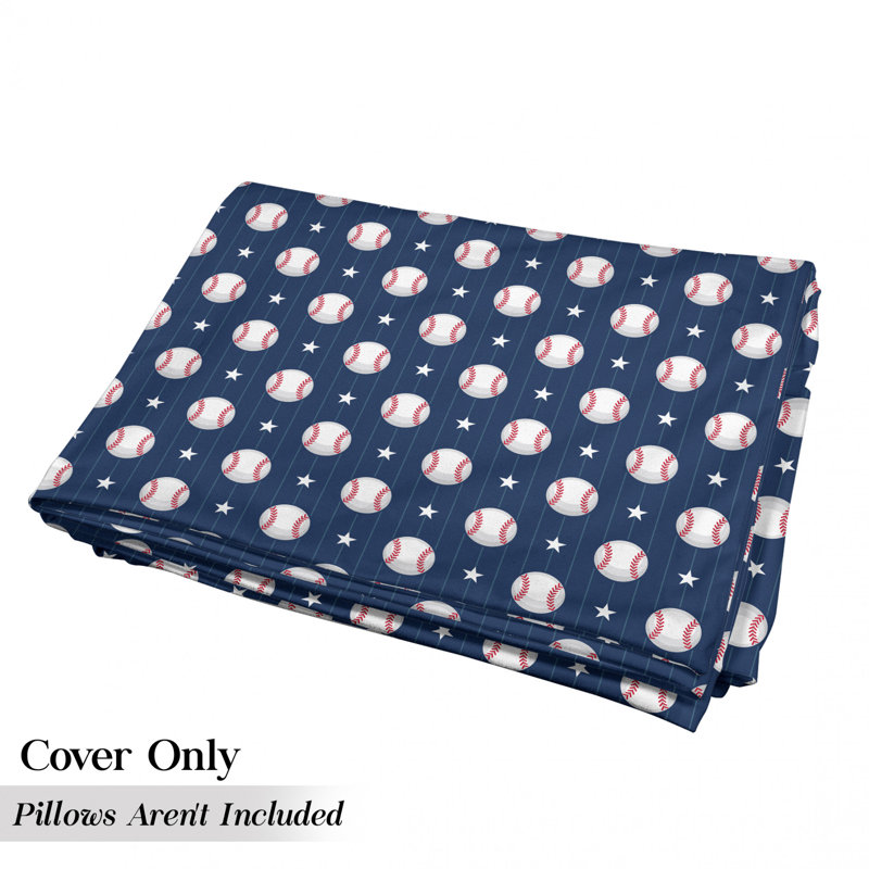 Housse de coussin d'extérieur Baseballs on Vertical, H 2 po x l 27 po x P 88 po