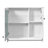 30" Bathroom Wall Cabinet with Mirror