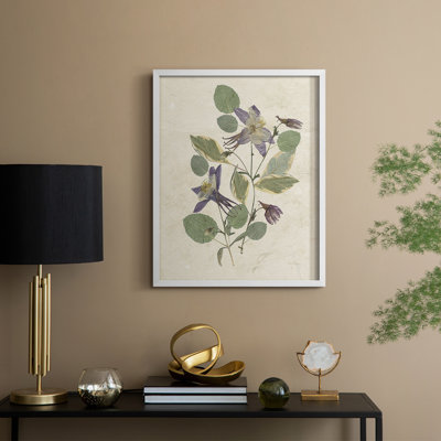 Pressed Arrangement IV, reproduction encadrée - bois massif