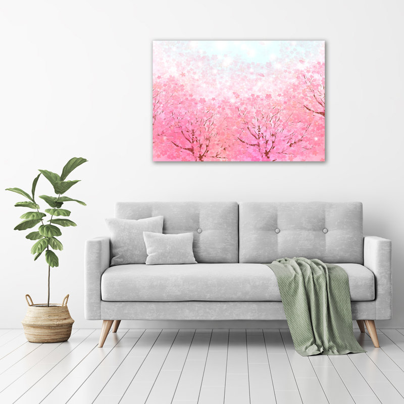 Cherry Blossoms - Unframed Art Prints on Glass