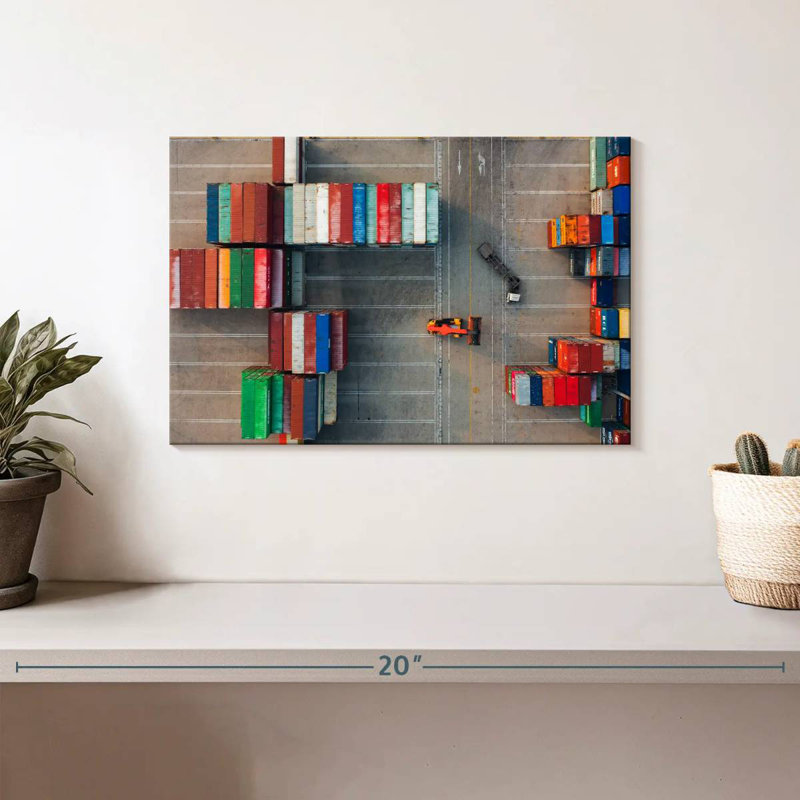 Mehar Freight Yard II, 8" H x 12" W