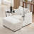 Modern Style Single Sofa Sofa Couch with A Movable Ottoman for Living Room-1961375954