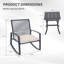 Ensemble de conversation bistro en métal pour 2 personnes-655772510