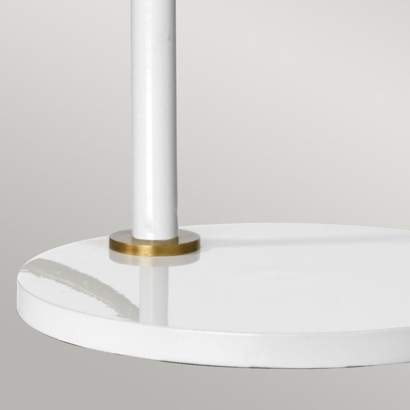 Offerman Metal Table Lamp, White