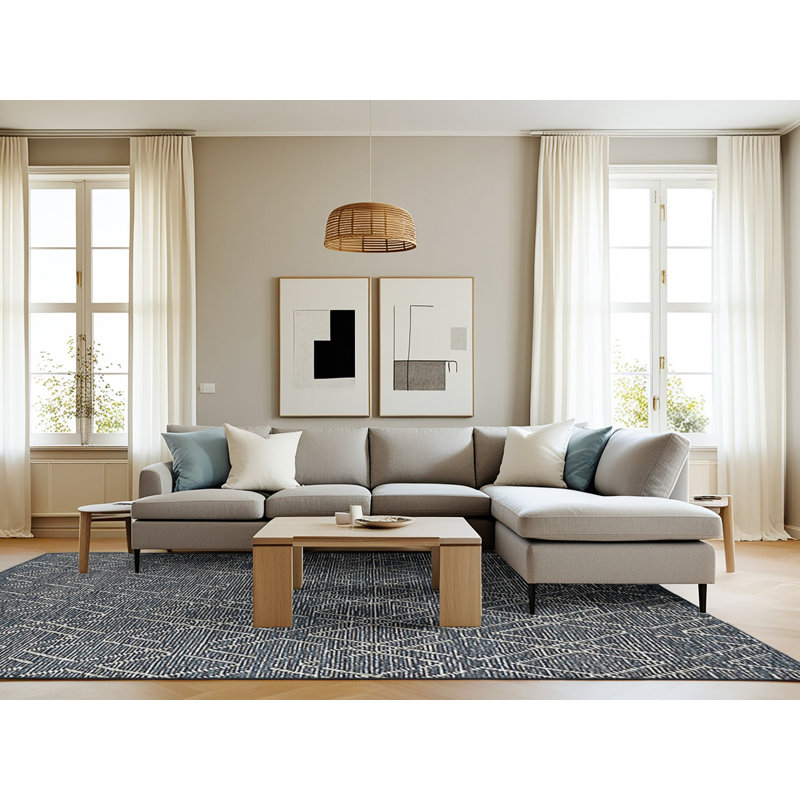 Alyssah Geometric Indoor Rug, Rectangle 8' x 12'