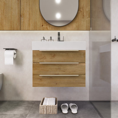 Meuble-lavabo mural simple 24 po Marizol