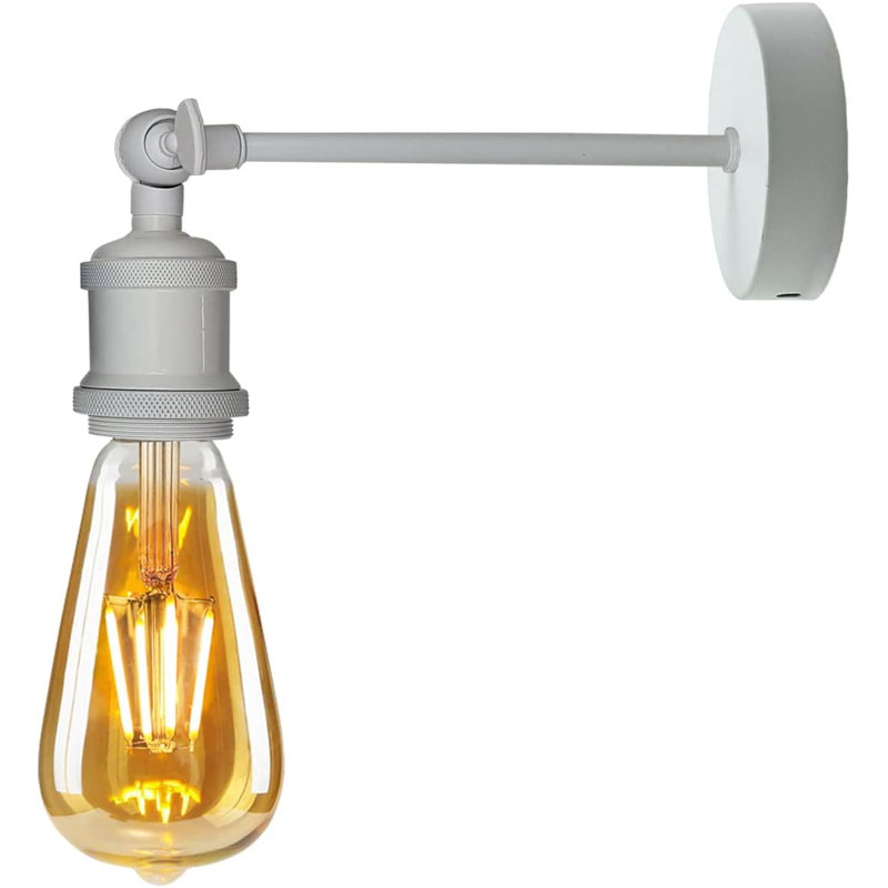 Ambir Armed Sconce, White