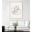 Simple Lines' Framed Canvas-1182161374