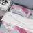 Pink Floral Patchwork - Abstract Duvet Cover Set - Microfiber Polyester-1195156726