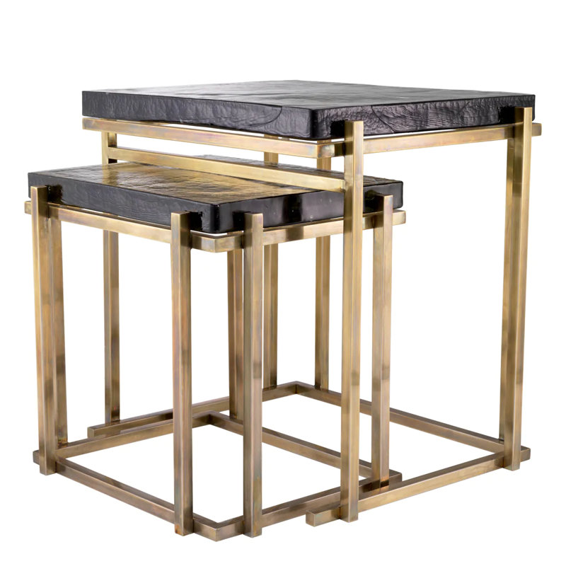 Niemeyer Glass Nesting End Table