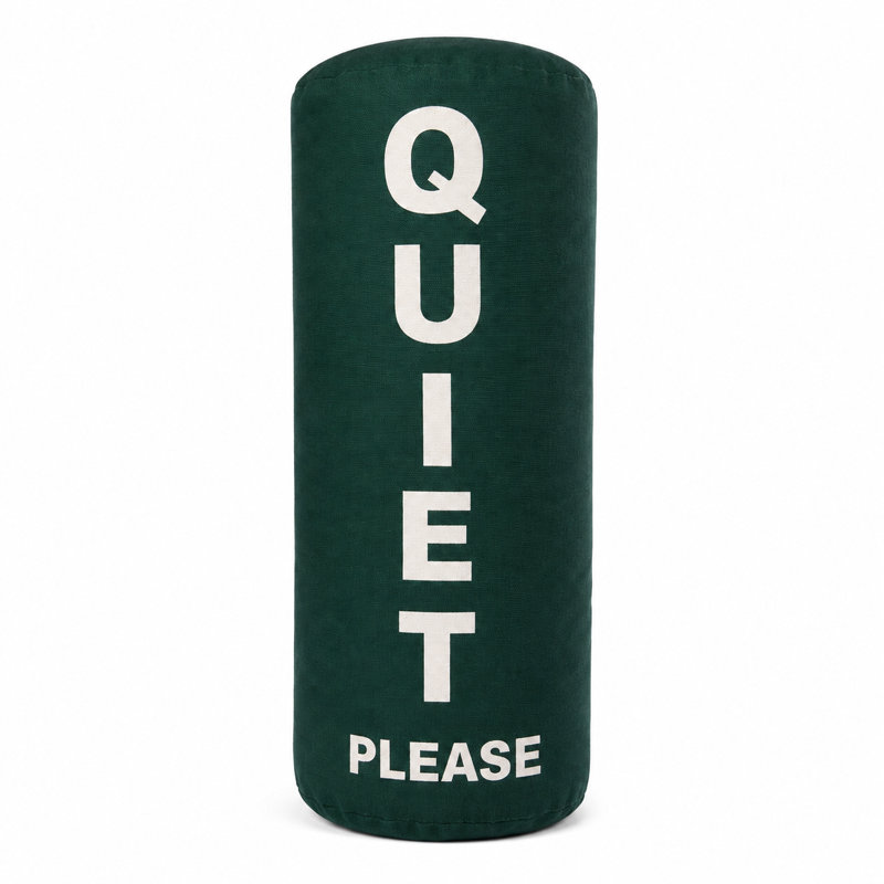 Quiet Please Golf Throw Pillow