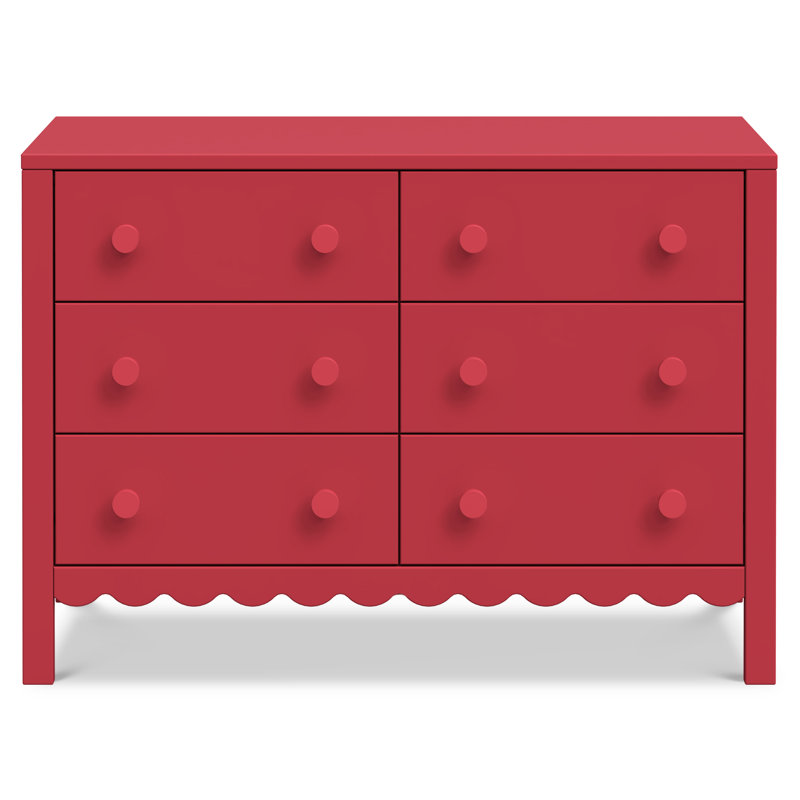 Sammy Scallop 6-Drawer Dresser