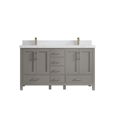 Ensemble de meuble-lavabo double 60 po Malibu