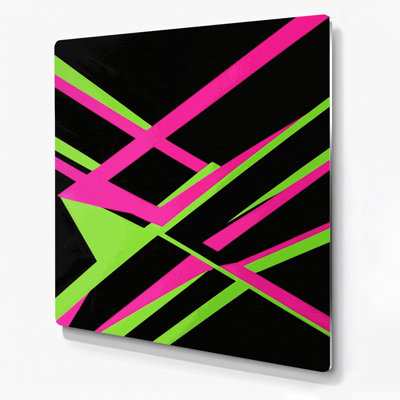 Hard Edge 88 Black Metal Wall Art