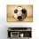 «Old School Soccer Ball», reproduction sur toile tendue