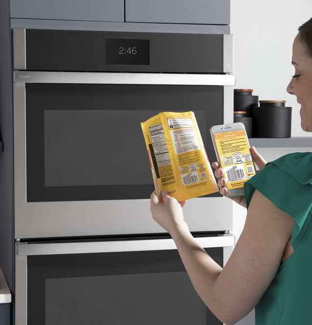 GE Profile Smart Appliances Built-in 26.75" Self-Cleaning Convection Electric Double Wall Oven