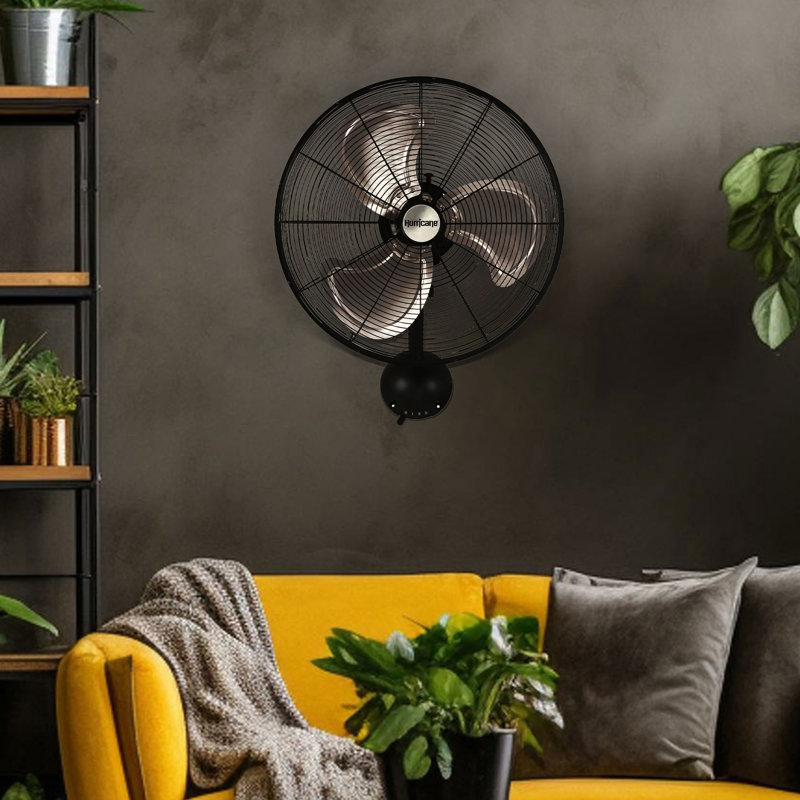 Ventilateur mural oscillant en métal Hurricane Pro, 2 Pack, 16", Haute vitesse