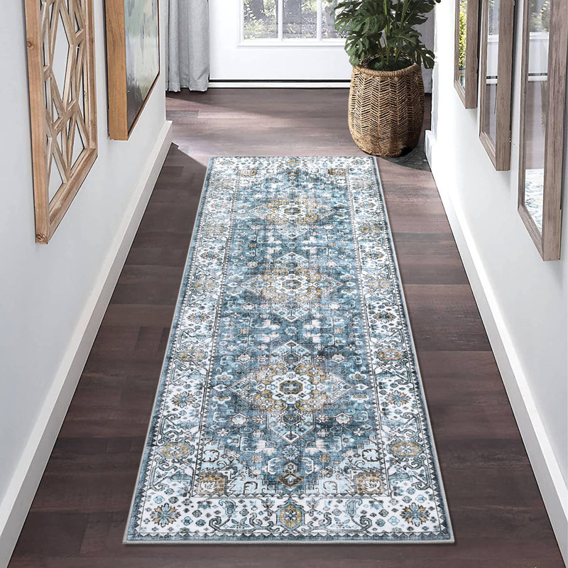 Senai Washable Oriental Indoor Rug, Runner 2' x 6'