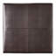 Banc brun foncé avec table de rangement et élément de rangement, bois de bouleau, P 35,14 po x l 33,76 po, H 18,58 po, plateau rembourré à base de bois, l 35,7 po