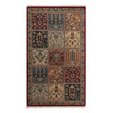 Rug & Kilim’S Contemporary Chain Stitch Rug With Polychromatic Garden Designs