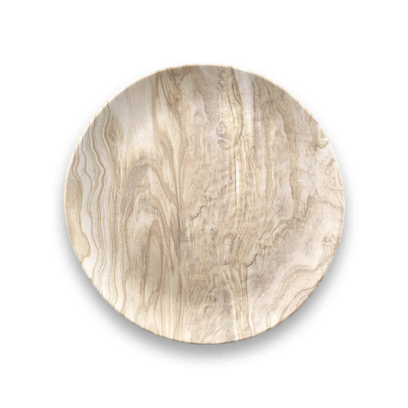 Cantillo FAUX REAL DESERT WOOD SALAD PLATE, 22cm