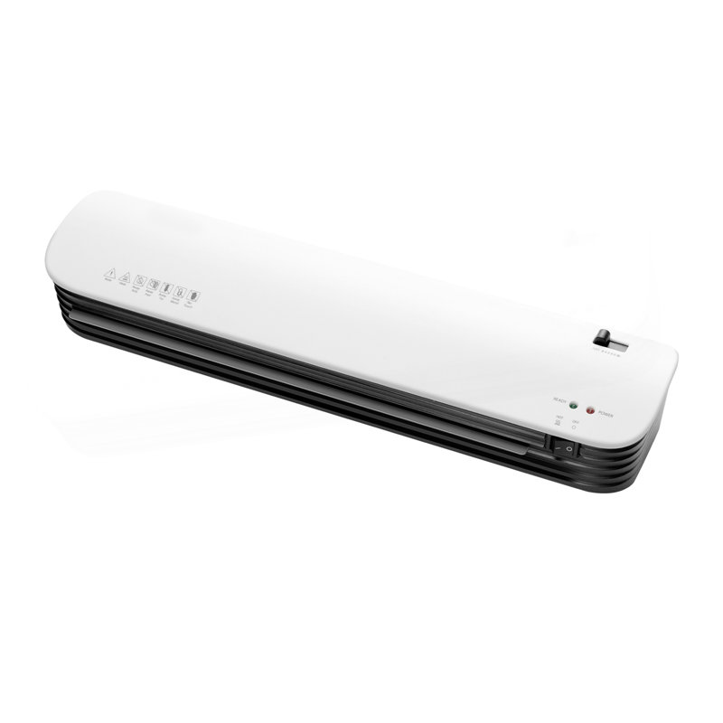 Laminator Machine, Thermal Laminator For Max A3 Paper Size, 2-3 Min Quick Warm Portable Laminator, 3-5 Mil Thickness, Ideal For Home, Office, Business, Or School Supplies, White + Black