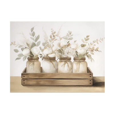 Art sur toile Sasha Mason Jars I