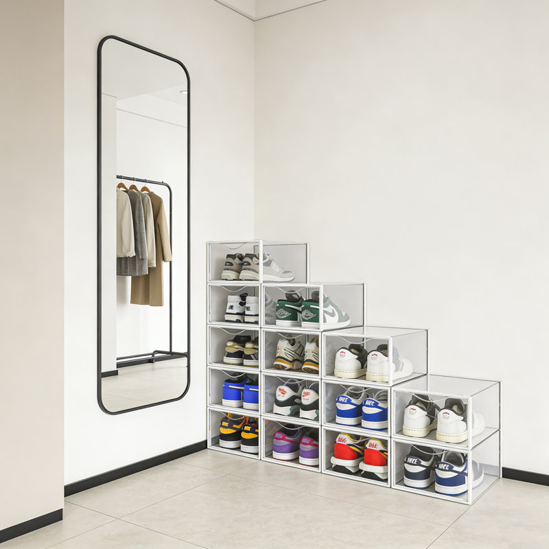 Transparent Stackable Shoe Organizer