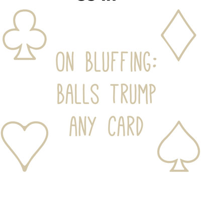 Décalcomanie murale balles de bluffing prend