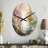 Whimsical Stream - Pear Shape Unique Mountains Wall Clock-105483350