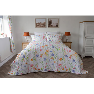 Larissa Cotton Blend Floral Duvet Cover