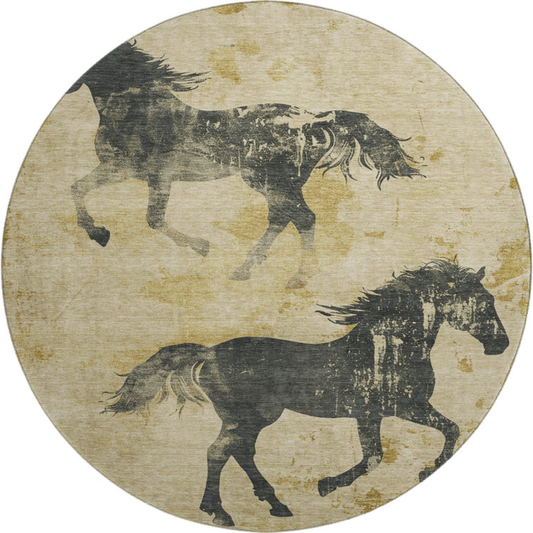 Premium Machine Washable Varroville AMF1717 Animal Rug