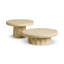 Sumba Pedestal Set-Natural Paper Mache