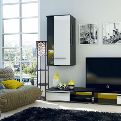 3-SHELF WITH FLOWER SHADE FLOOR Lamp