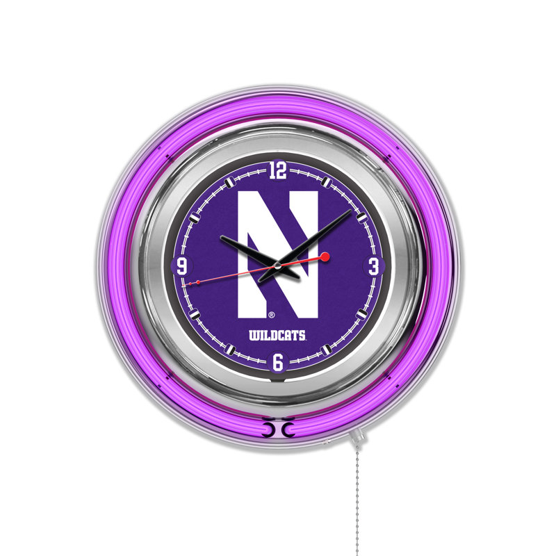 Horloge murale 15 po NCAA, Northwestern
