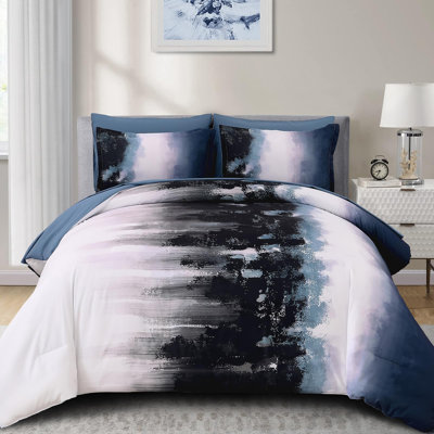 7 Pieces Boho Bedding Set with Comforter, Sheets, Pillowcases & Shams