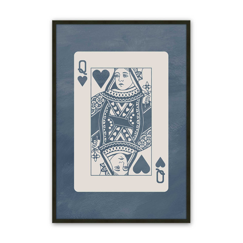 Impression de carte Denim, H 15 po x l 12 po, Noir satiné