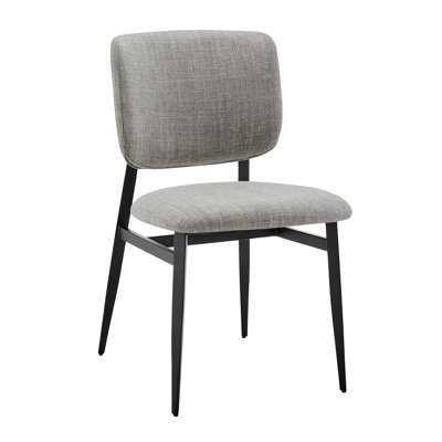 Chaise de salle à manger rembourrée à dossier Inola