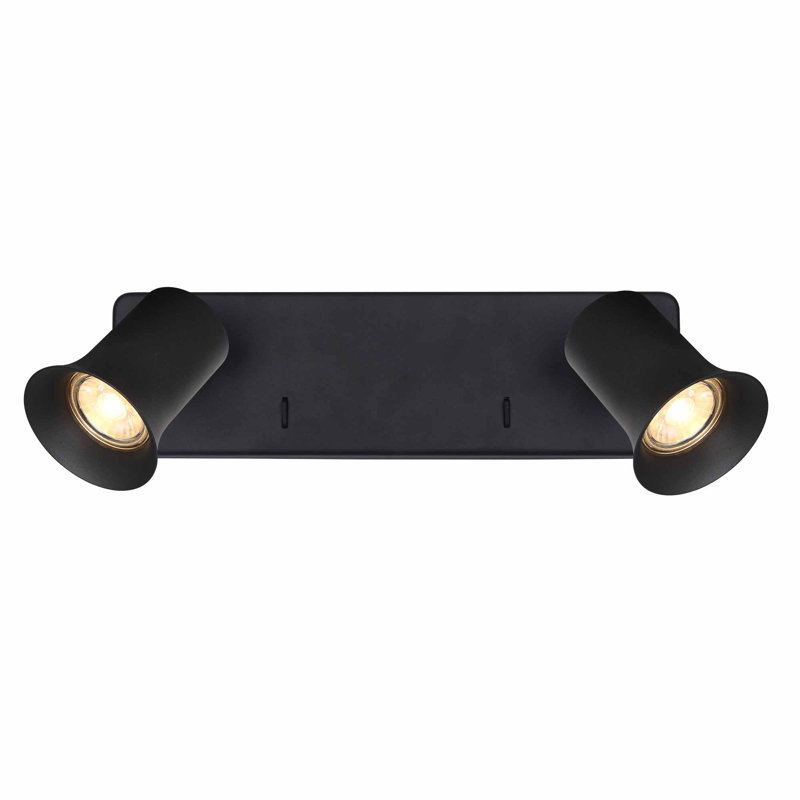 Simanka Flush Mount, White, Black