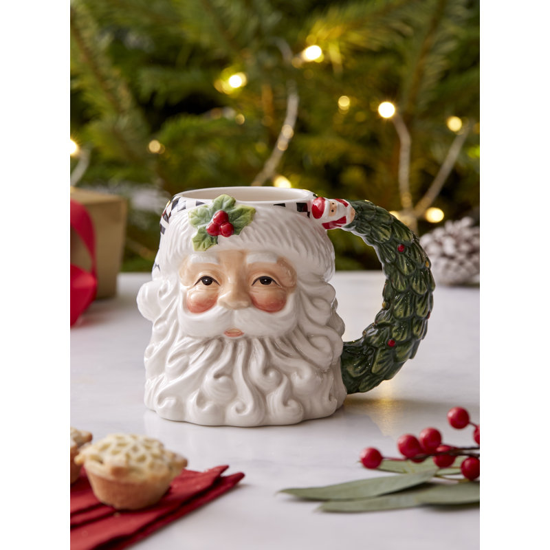 Christmas Tree SANTA TOBY MUG