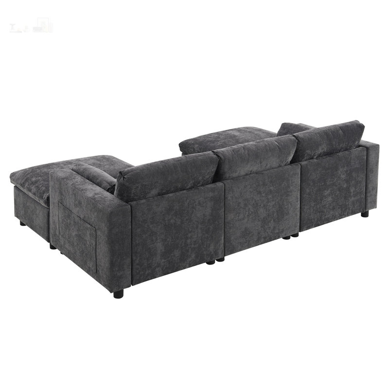 Canapé modulaire 86,5 po Chenille
