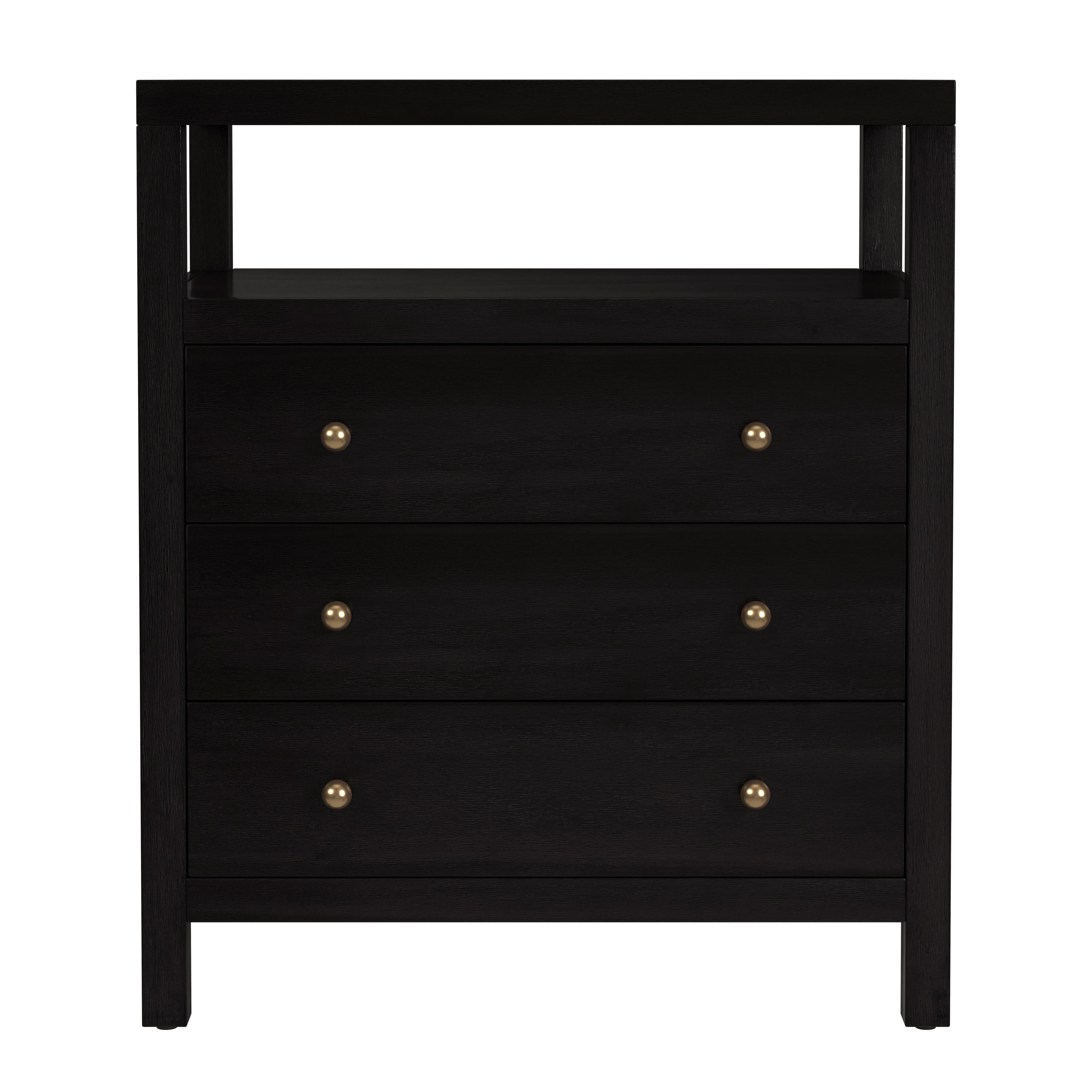 Celine 27" 3-Drawer Nightstand | Stylish Bedroom Storage