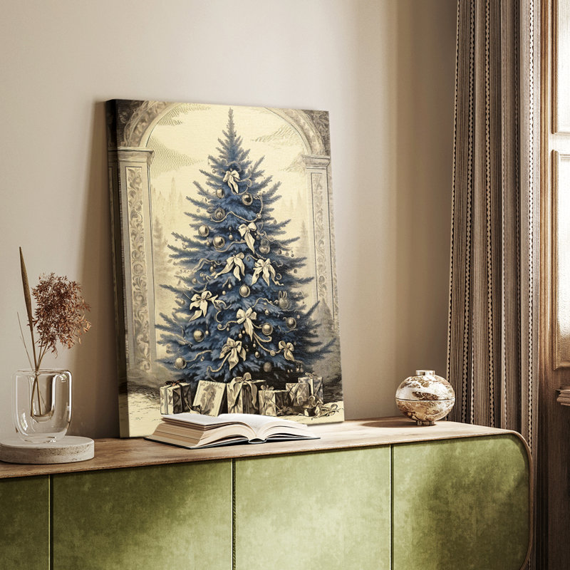 Art de Noël de Noël CDXCVI - galerie Cavas sur mesure, H 18 po x l 12 po