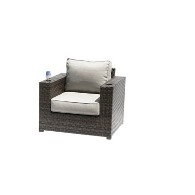 Aviara Fully Assembled Club Chair - Brown