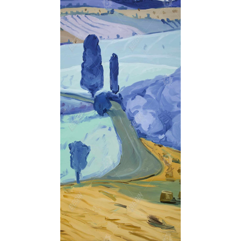 Tuscany field - 15.75"x31.50" Desk mat