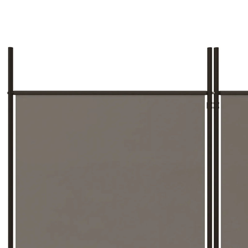 Kasimir Folding Room Divider, Anthracite, 4, 200cm H x 200cm W