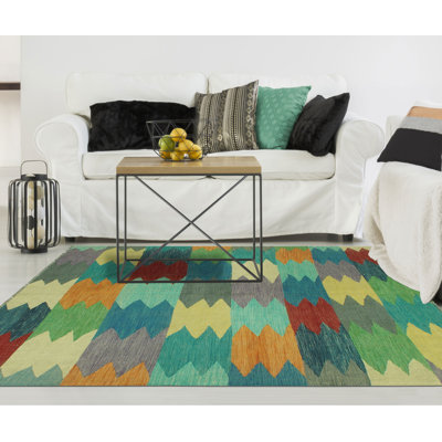 Jyia Wool Geometric Indoor Rug