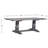 Rectangular Trestle Table With Double Turned Pedestal
